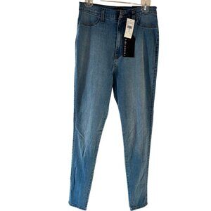 Fashion Nova Classic High Waist Skinny Jeans Size 15 W31 Medium Wash Denim NEW